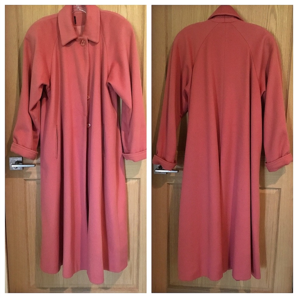 Vintage wool swing coat